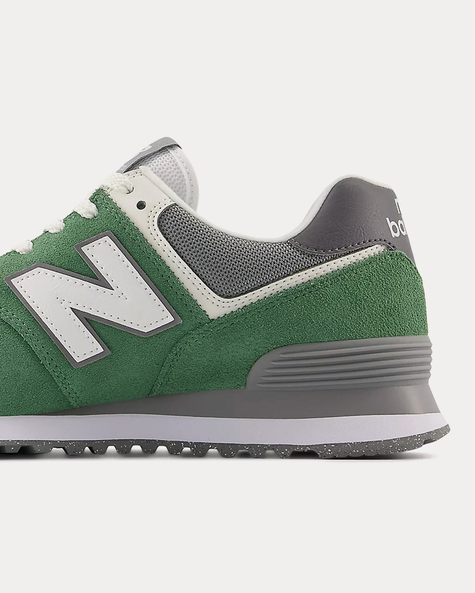 New Balance 574 Mallard Green / White / Shadow Grey Low Top Sneakers - 3