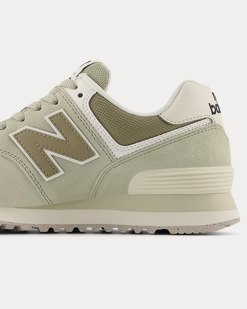 New Balance 574 Olivine / Dark Stoneware / Turtledove Low Top Sneakers - 3