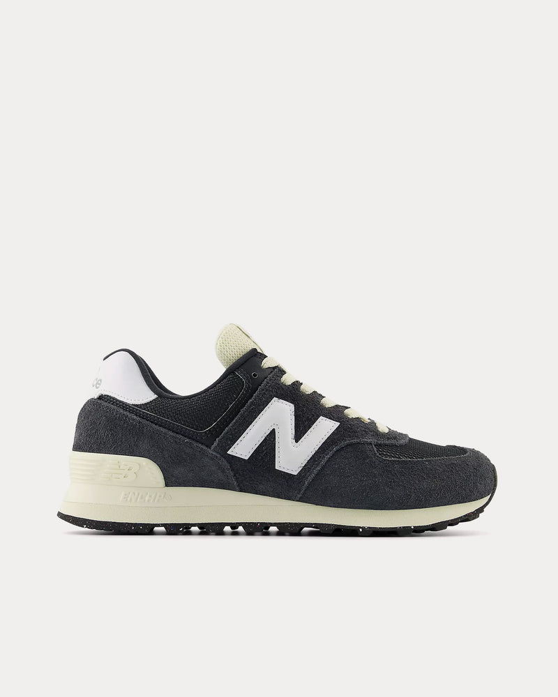 New Balance 574 Phantom / Angora / Black Low Top Sneakers - 1