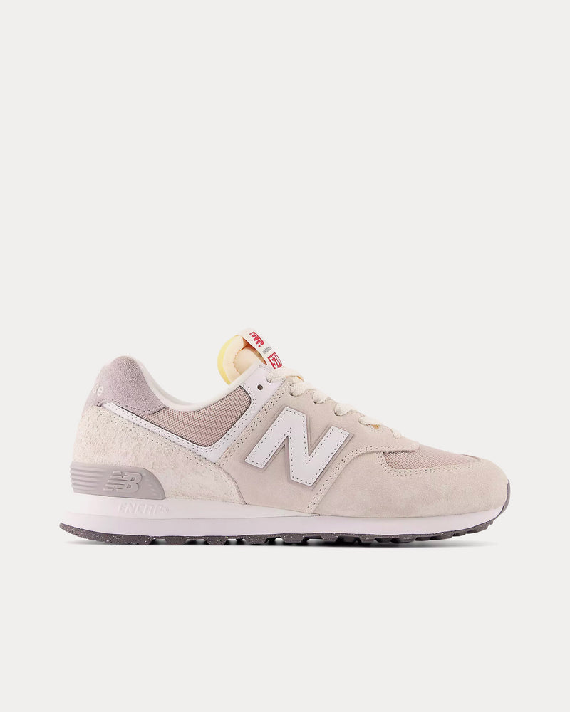 New Balance 574 Sea Salt / NB 102 White Low Top Sneakers - 1