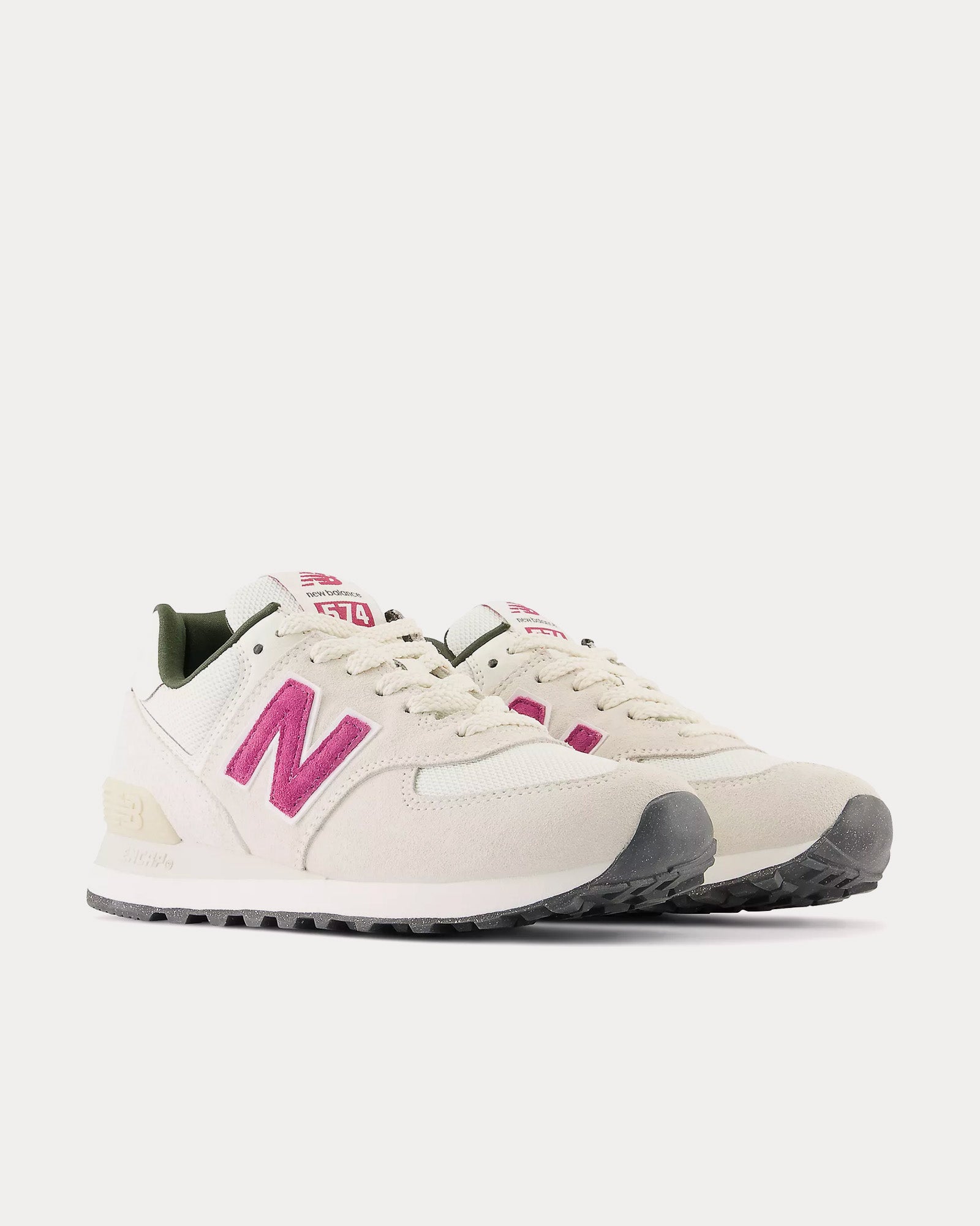 New Balance 574 Sea Salt / Scorpio / Kombu Low Top Sneakers - 2