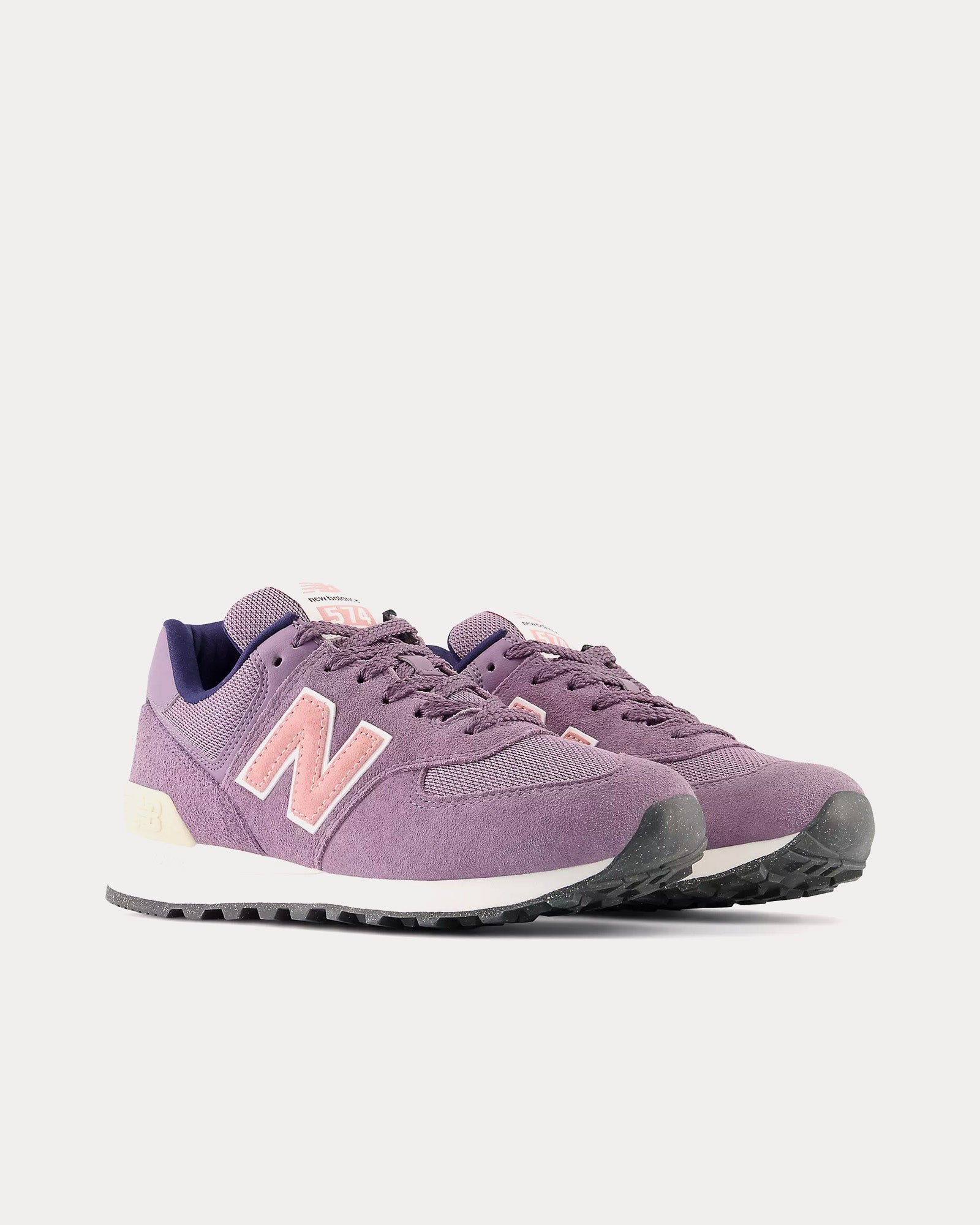 New Balance 574 Shadow / Pink Moon / Team Navy Low Top Sneakers - 2