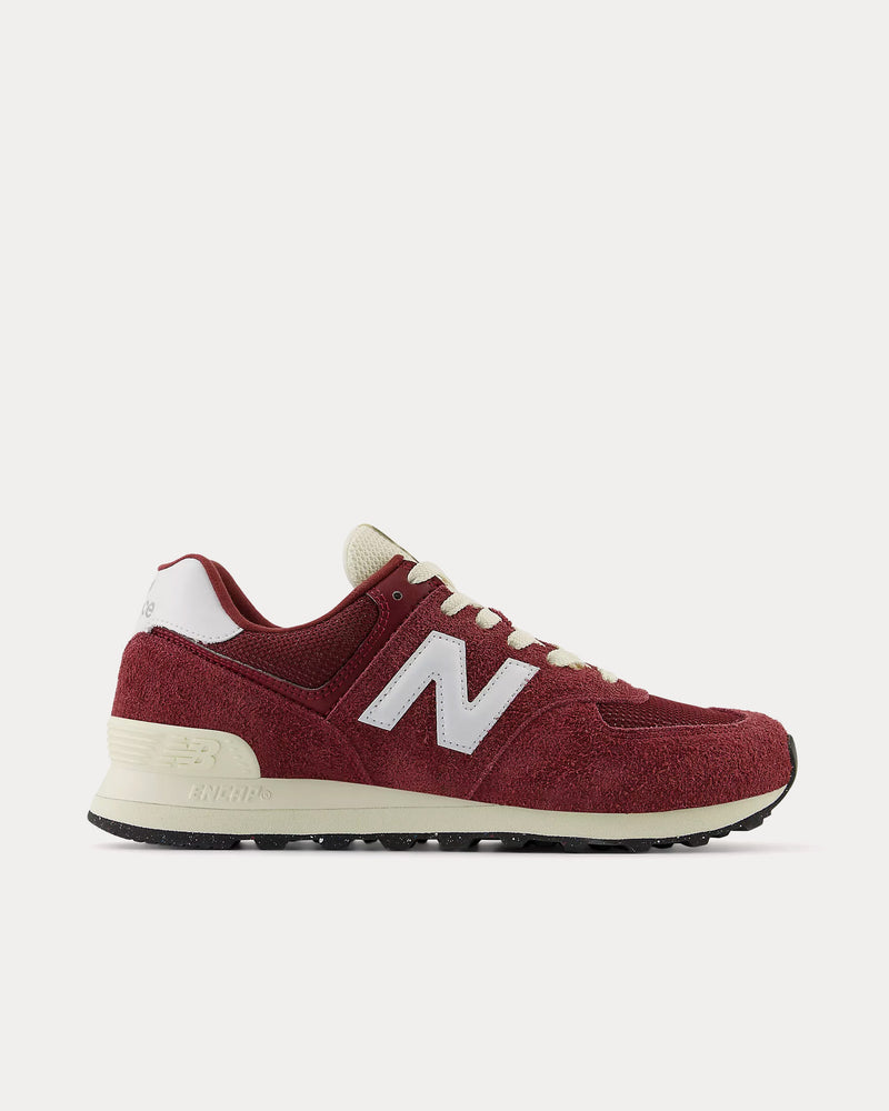 New Balance 574 Classic Crimson / White / Angora Low Top Sneakers - 1