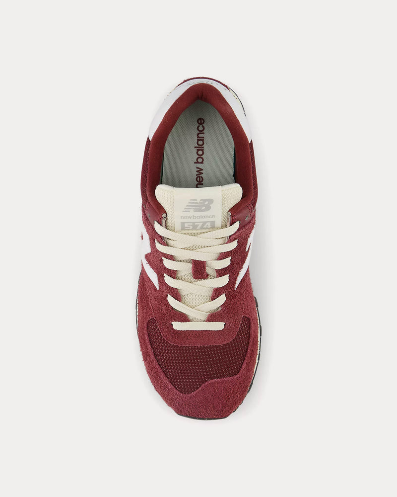 New Balance 574 Classic Crimson / White / Angora Low Top Sneakers - 2