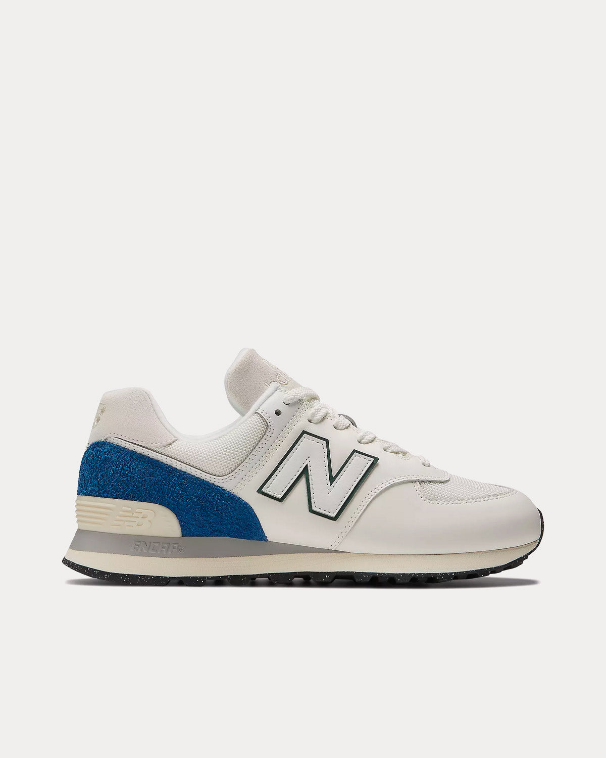 New Balance 574 White Royal Blue Low Top Sneakers Sneak in Peace