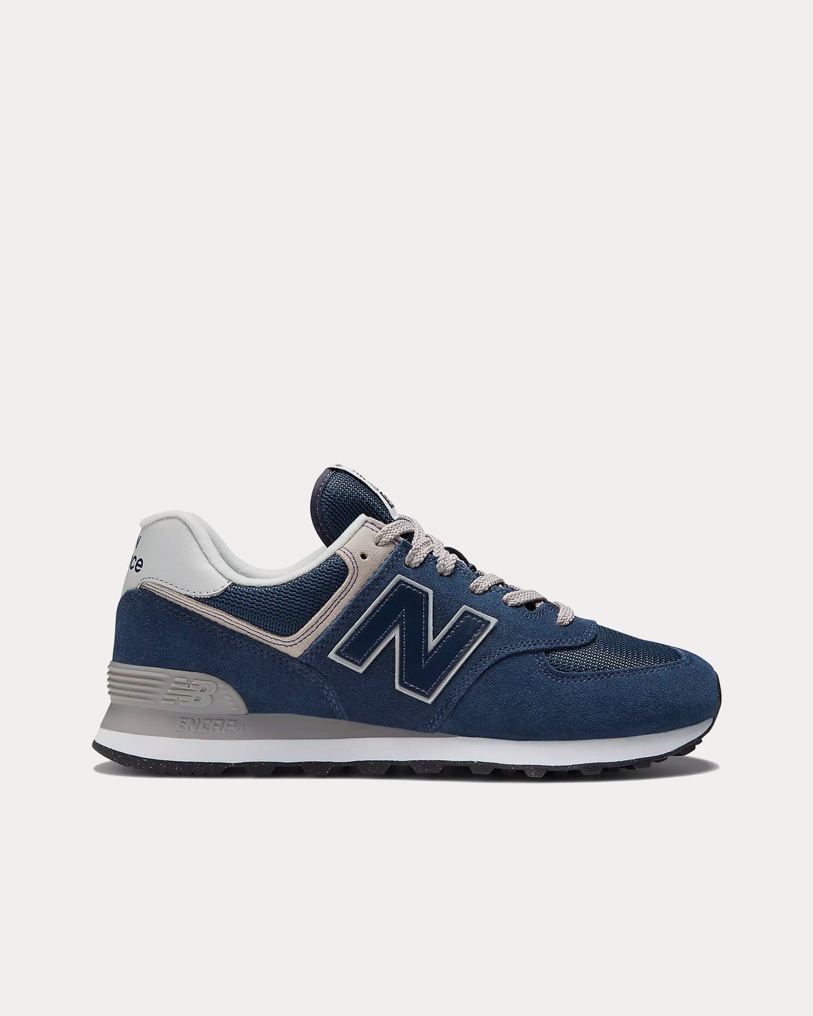 New Balance 574 Navy / White Low Top Sneakers - 1