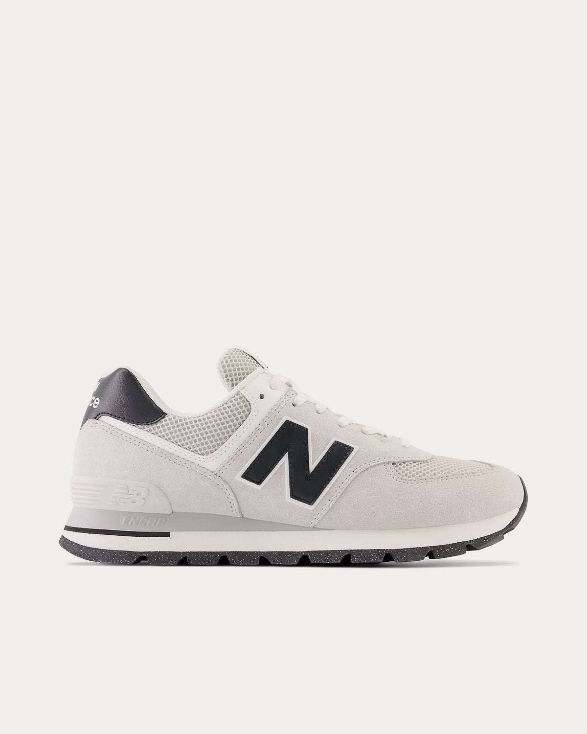 New Balance 574 Grey / Black Low Top Sneakers - 1