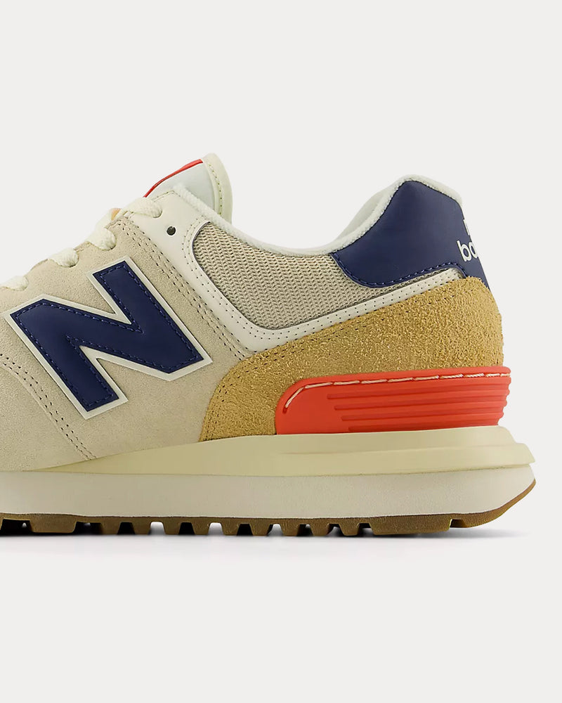 New Balance 574 Legacy Grey / Navy Low Top Sneakers - 4