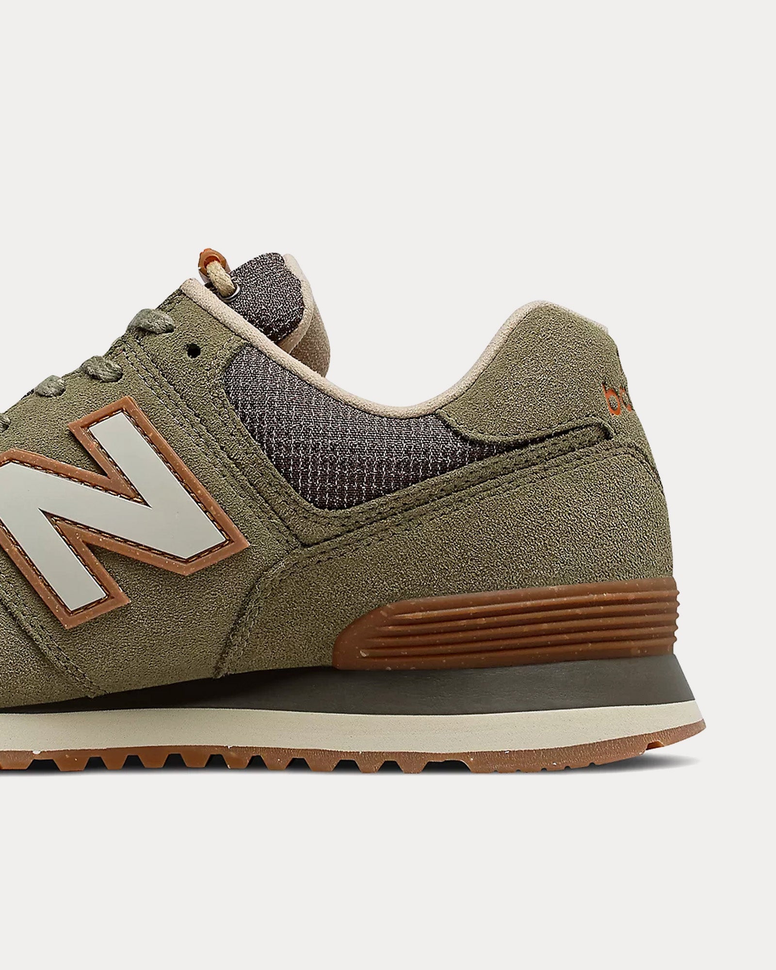 New Balance 574 'Wabi Sabi' Covert Green / Turtledove Low Top Sneakers - 3