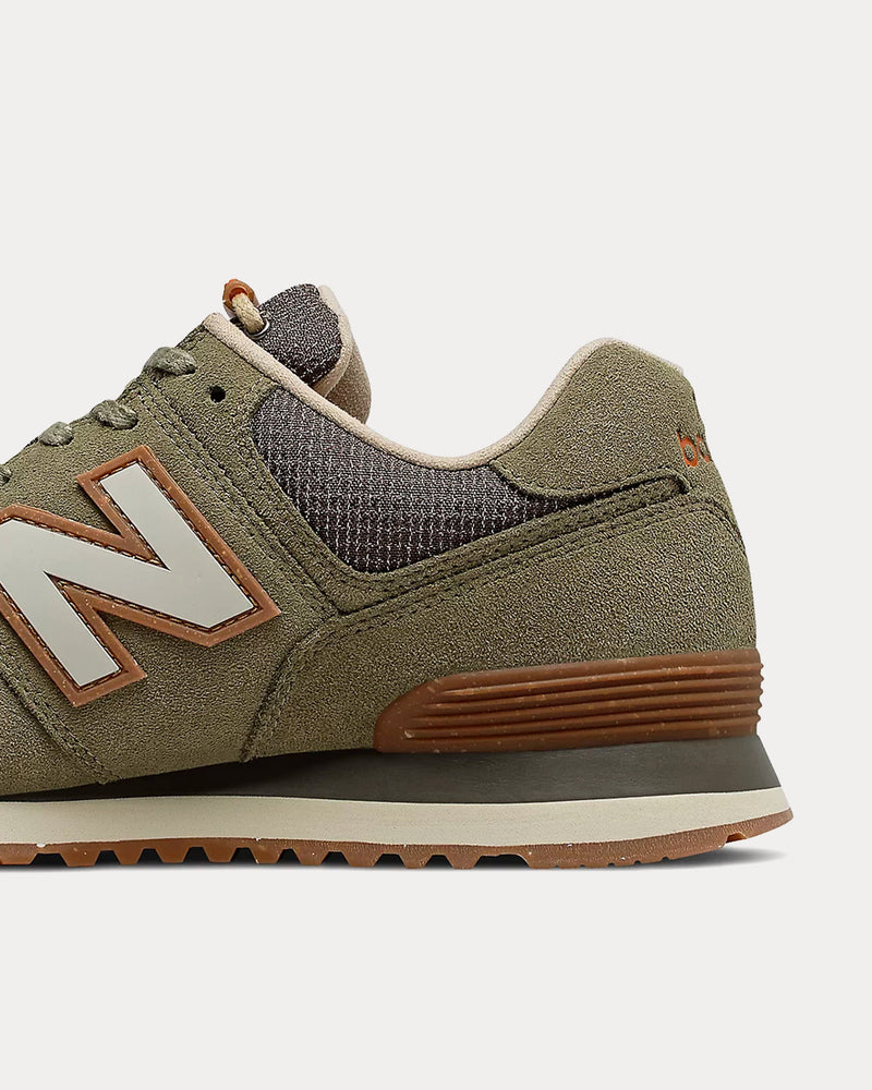 New Balance 574 'Wabi Sabi' Covert Green / Turtledove Low Top Sneakers - 3