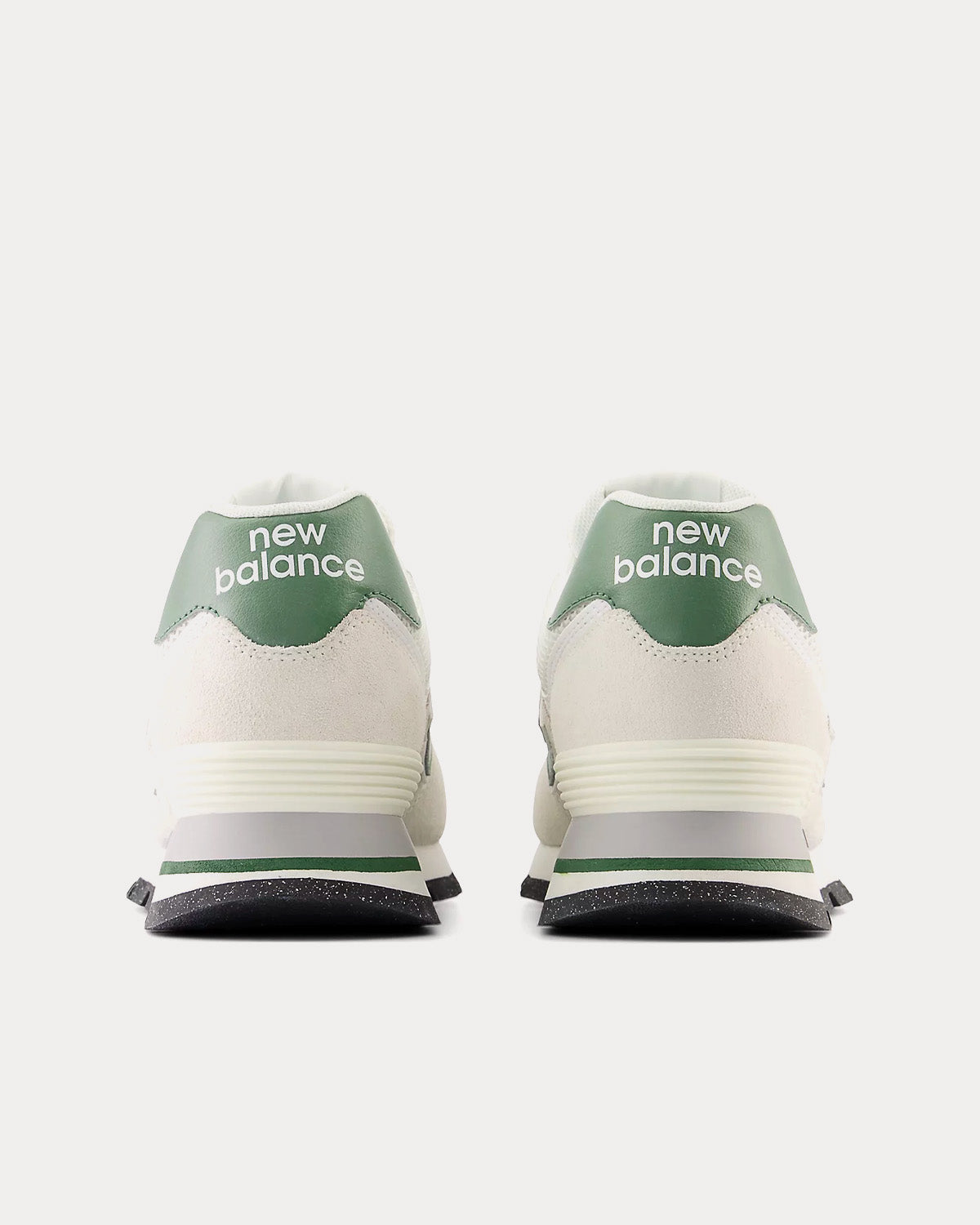 New Balance 574 White / Green Low Top Sneakers - 3