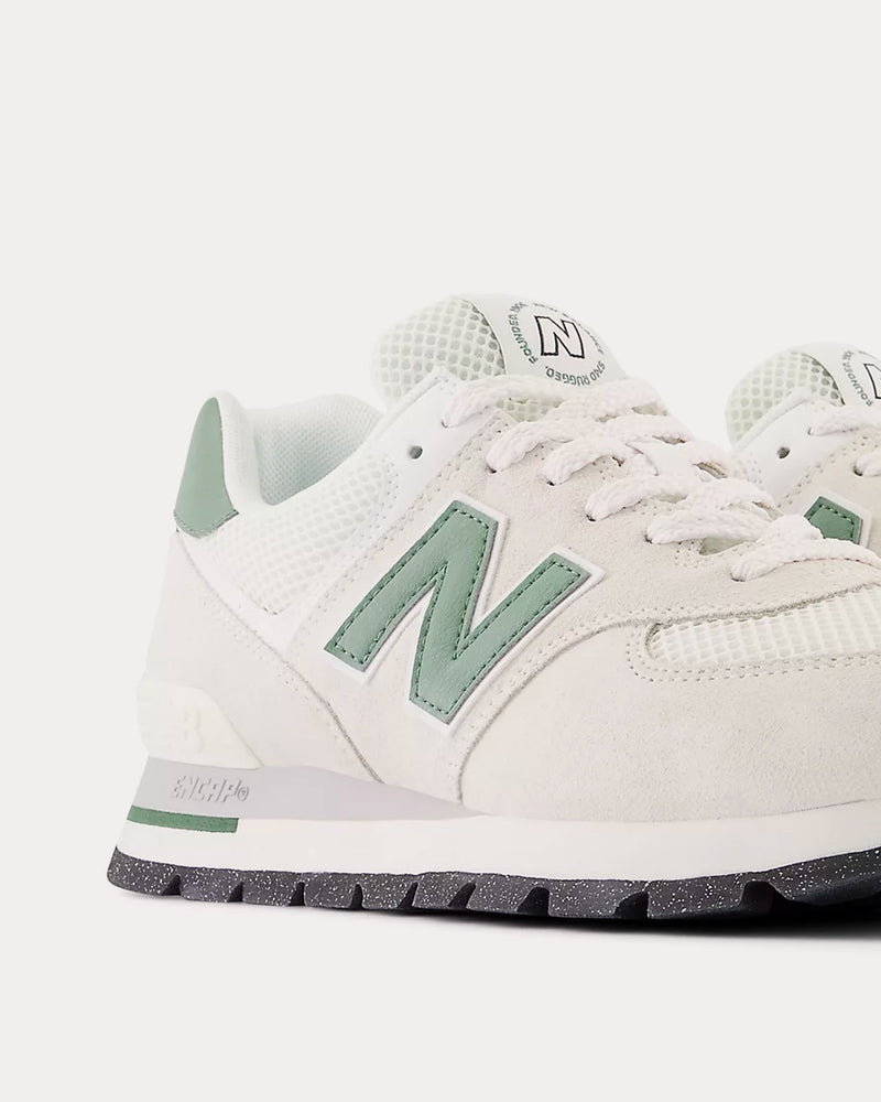 New Balance 574 White / Green Low Top Sneakers - 4