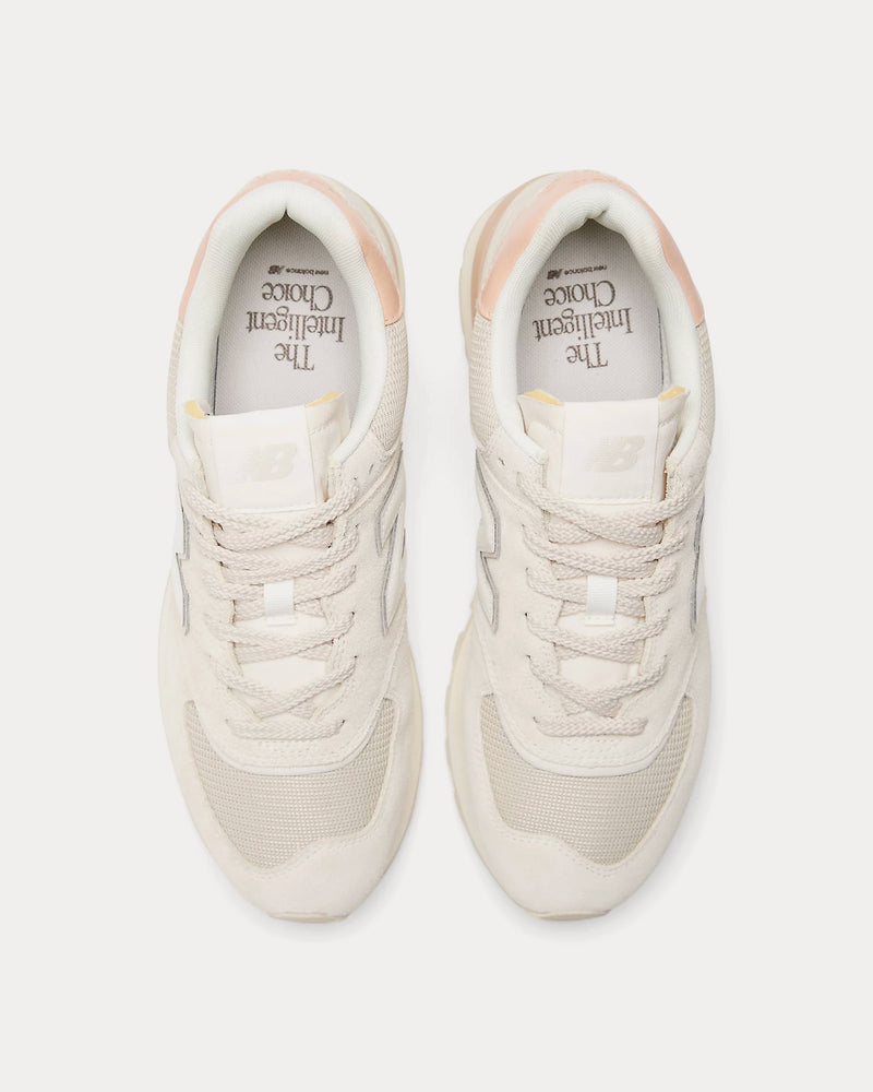 New Balance 574 White Low Top Sneakers - 2