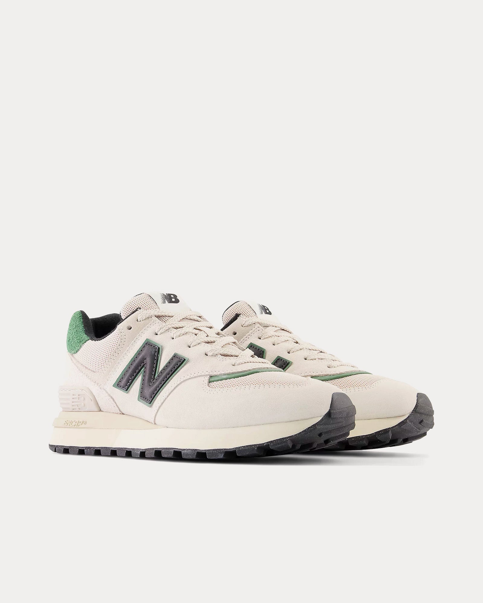 New Balance 574 White / Black Low Top Sneakers - 3