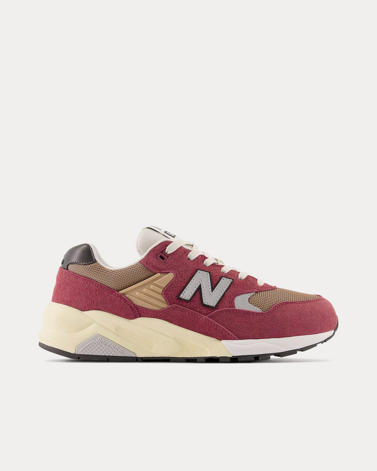 New Balance 580 Washed Burgundy / Nimbus Cloud / Mindful Grey Low Top Sneakers - 1