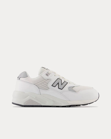 New Balance 580 White / Sea Salt / Silver Metallic Low Top Sneakers