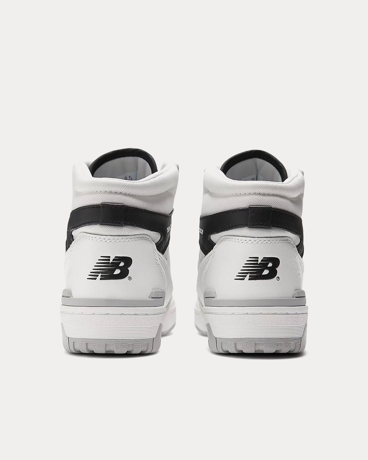 New Balance 650 White / Black / Angora High Top Sneakers - 3