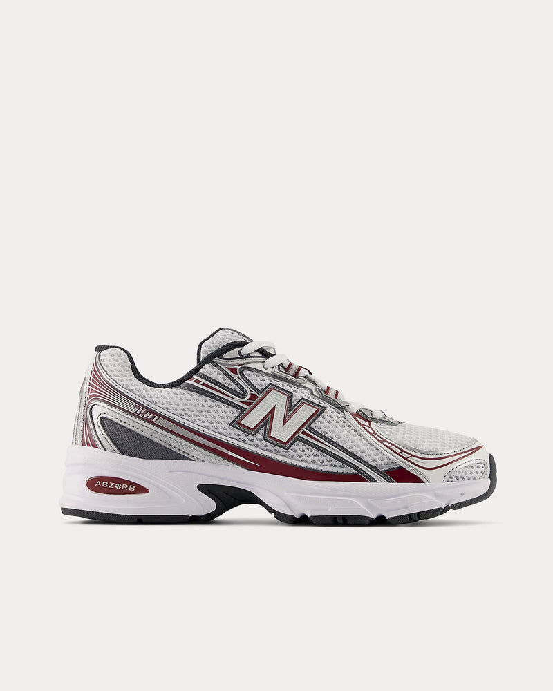 New Balance 740 Mercury Red / White / Castlerock Low Top Sneakers - 1