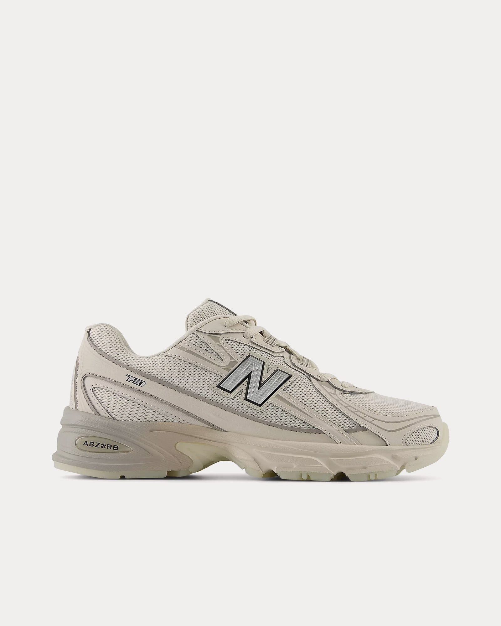 New Balance 740 Moonbeam / Arid Stone / Black Low Top Sneakers - 1