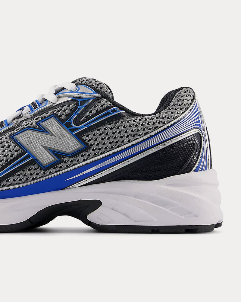 New Balance 740 Slate Grey / Blue Agate / Black Low Top Sneakers - 5