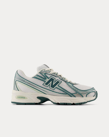 New Balance 740 White / Marsh Green / Sea Salt Low Top Sneakers