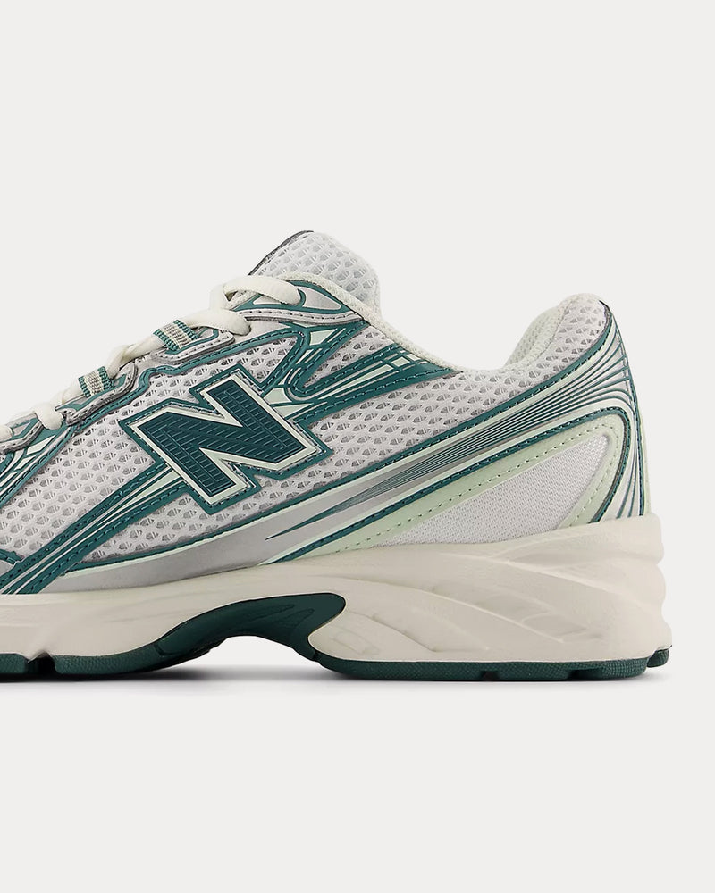 New Balance 740 White / Marsh Green / Sea Salt Low Top Sneakers - 5