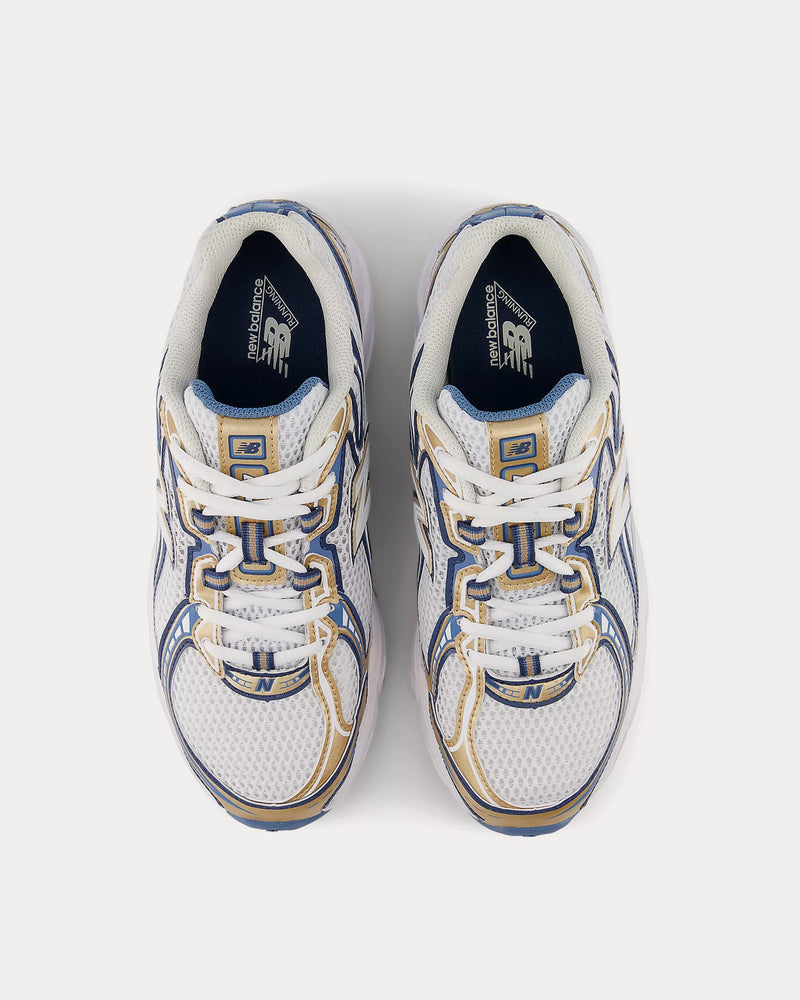 New Balance 740 Heron Blue / Vintage Indigo / Gold Metallic Low Top Sneakers - 2