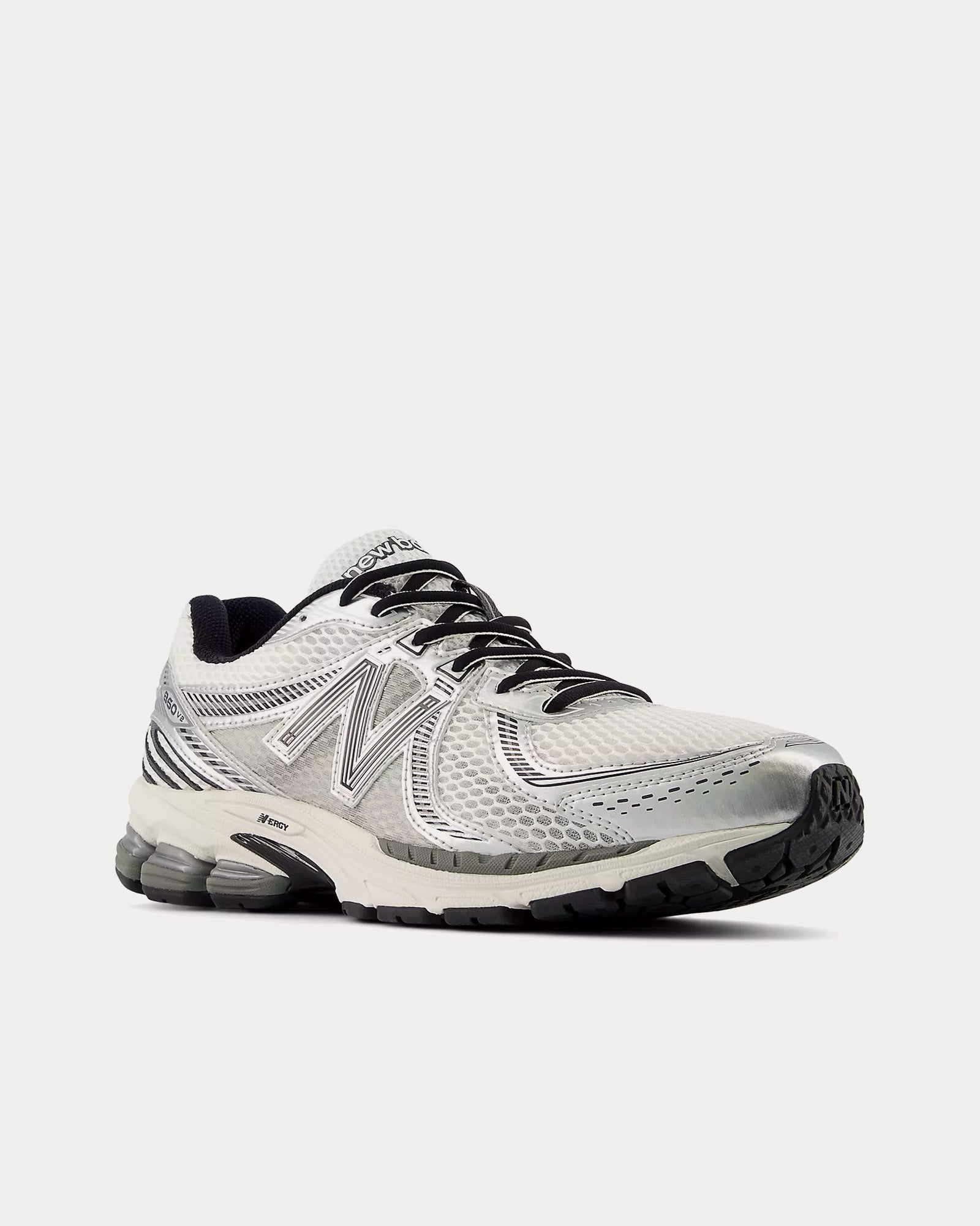 New Balance 860V2 Optic White / Brighton Grey / Shadow Grey Low Top Sneakers - 3