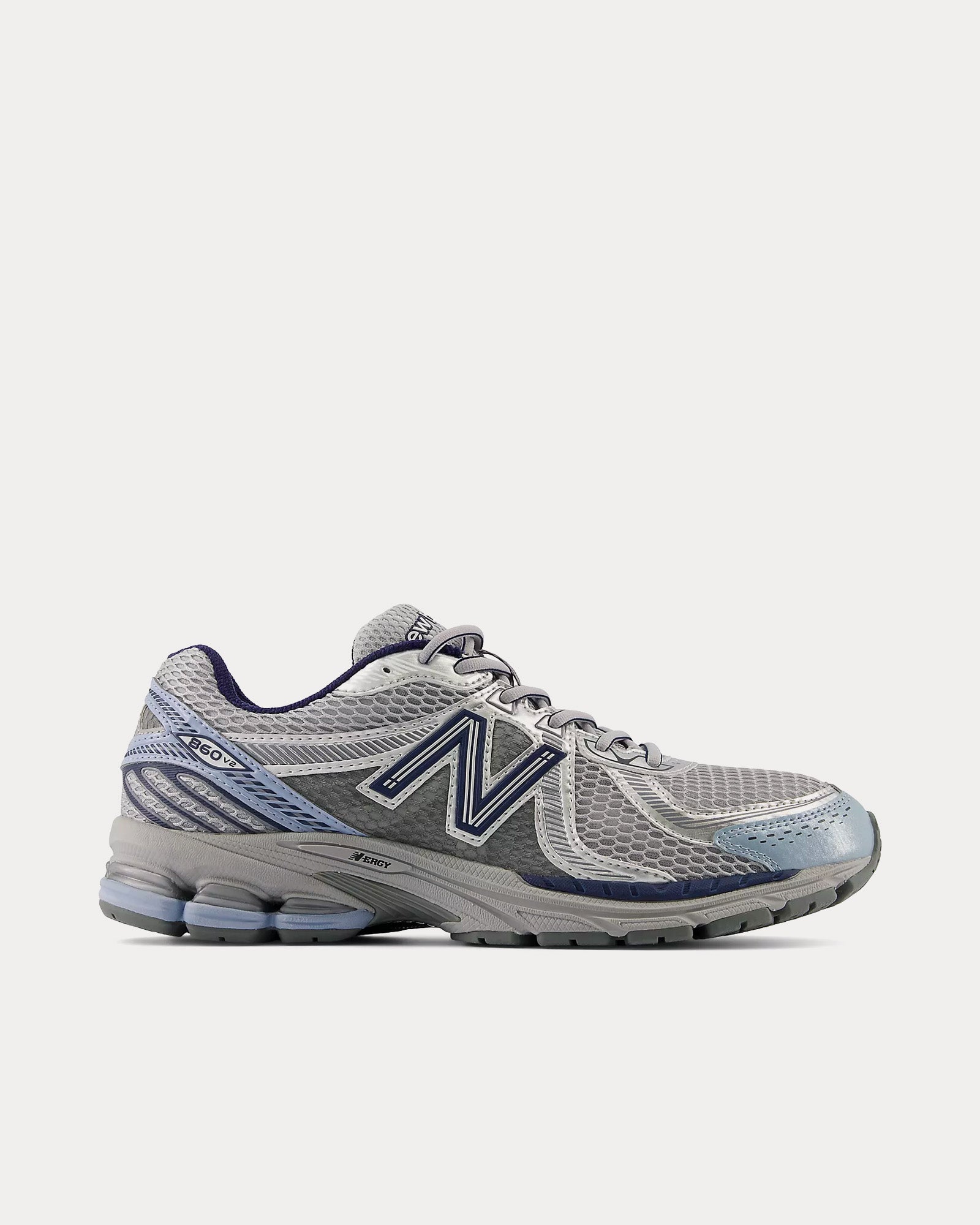 New Balance 860V2 Raincloud / Light Arctic Grey / NB Navy Low Top Sneakers - 1