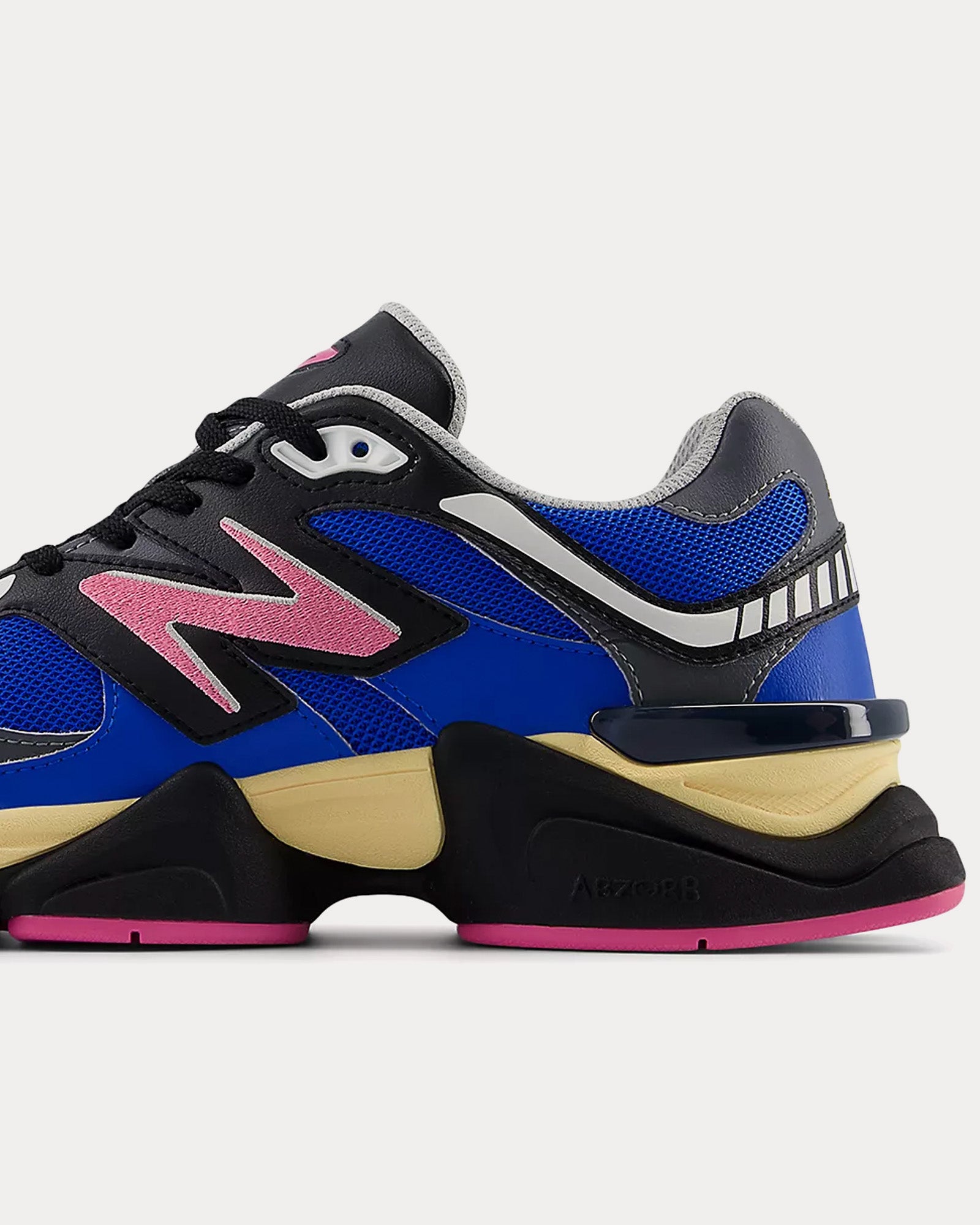 New Balance 9060 Blue Oasis / Real Pink / Washed Amber Low Top Sneakers - 4