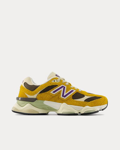 New Balance 9060 Butterscotch / Dark Mushroom / Concord Grape Low Top Sneakers