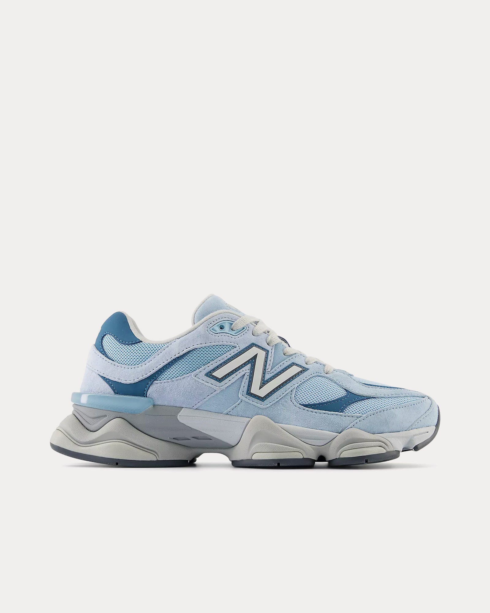 New Balance 9060 Chrome Blue / Light Chrome Blue / Elemental Blue Low Top Sneakers - 1