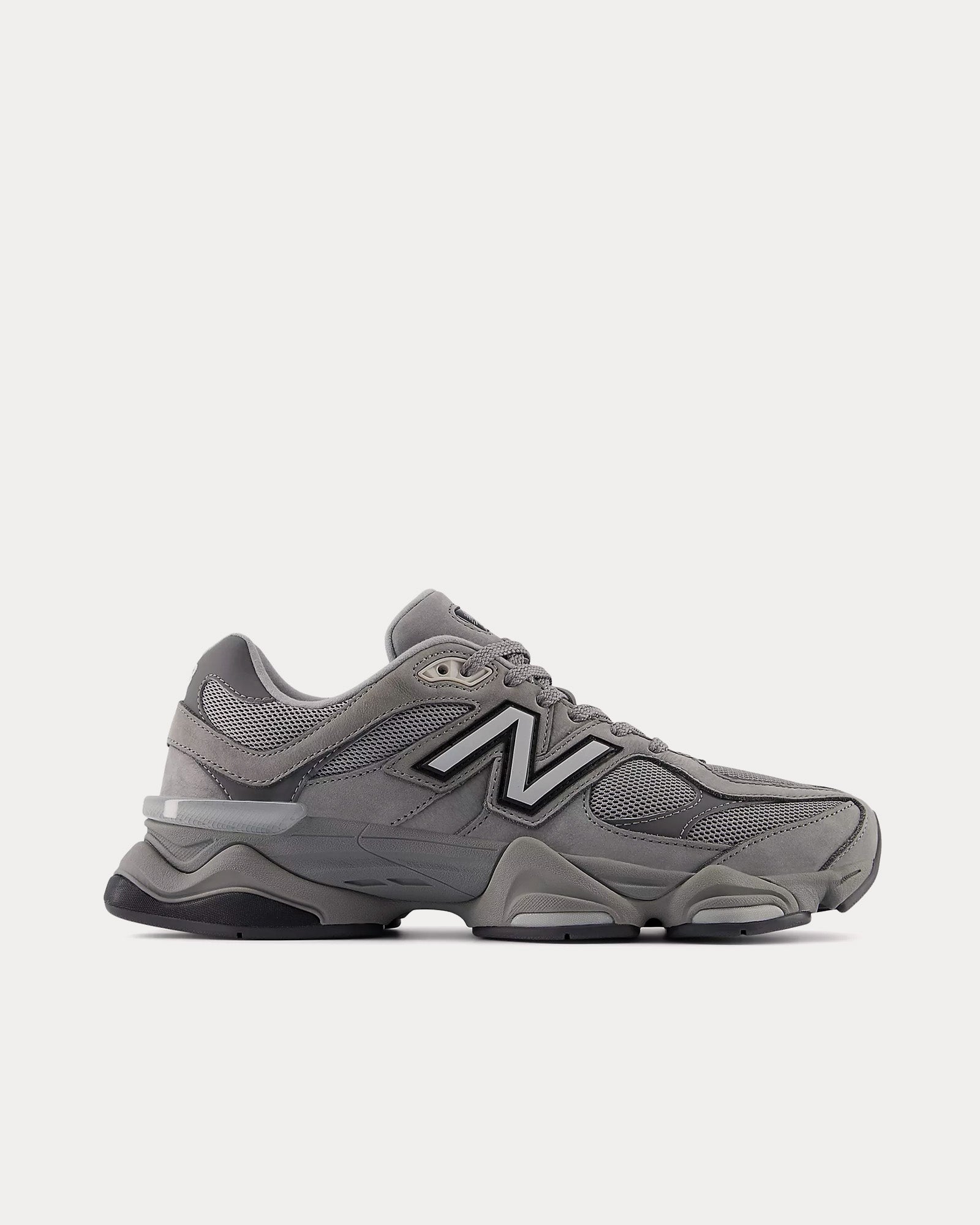 New Balance 9060 Shadow Grey / Castlerock / Black Low Top Sneakers - 1