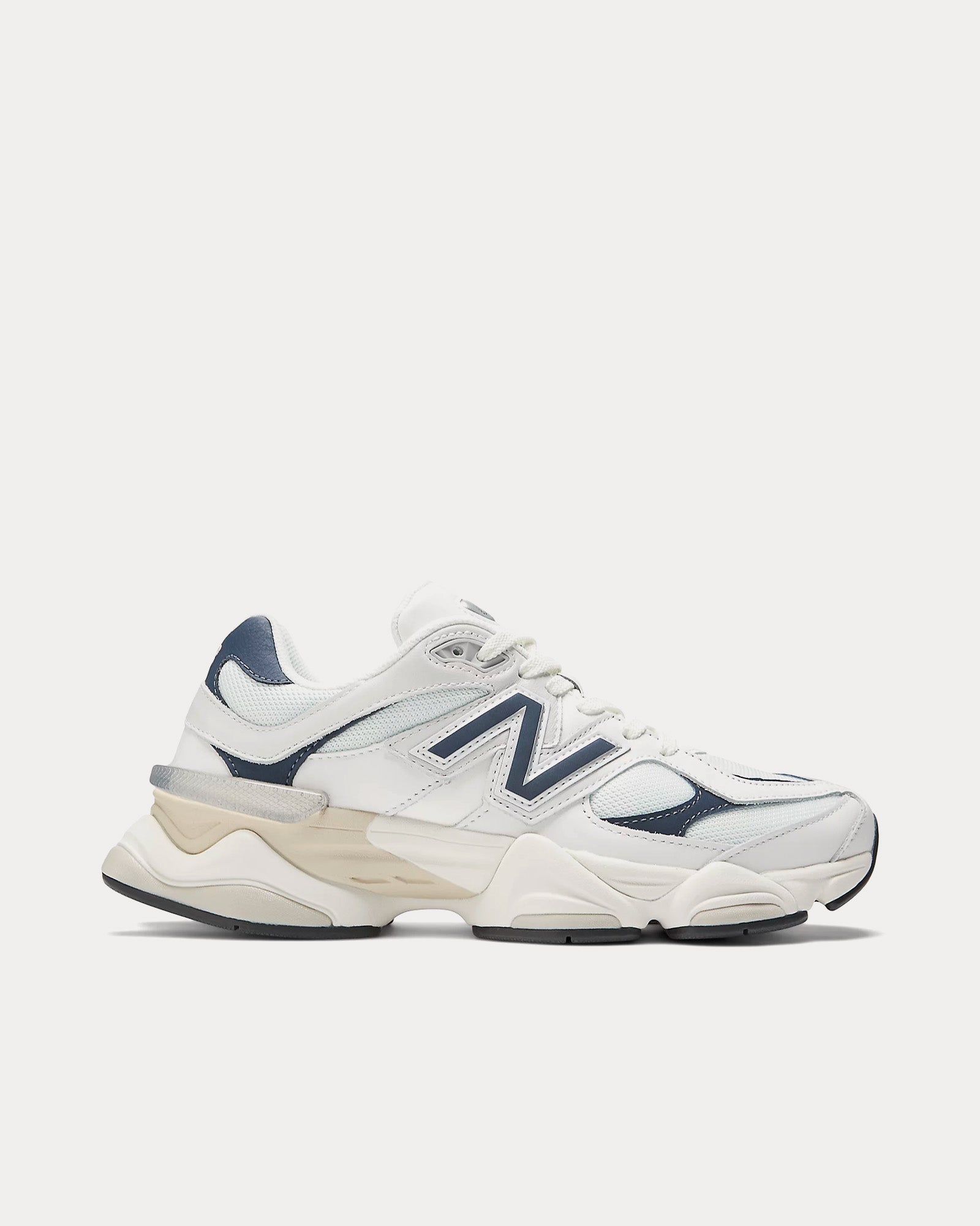 New Balance 9060 White NB Navy Sea Salt Low Top Sneakers Sneak in Peace