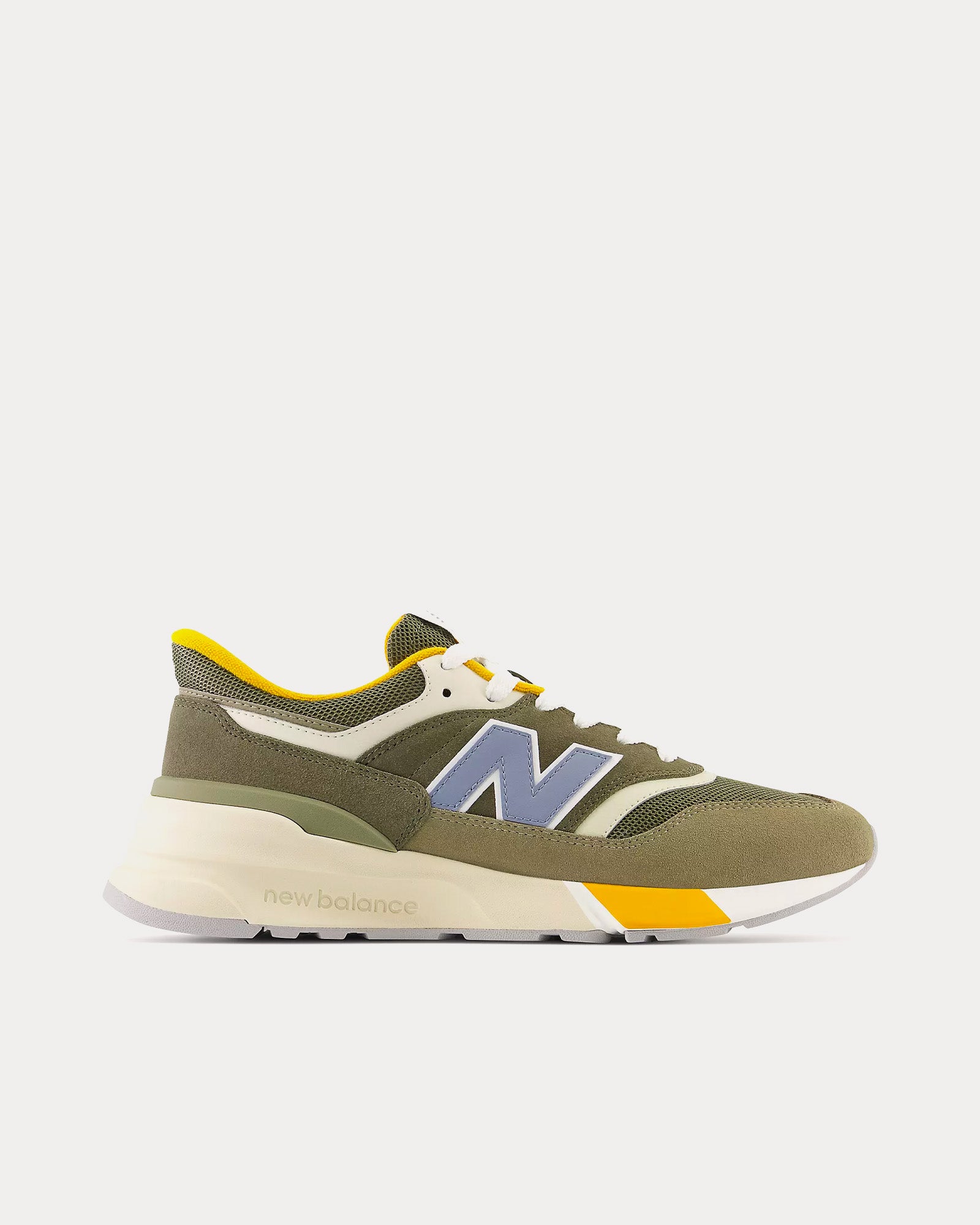 New Balance 997r Covert Green / Dark Moss Low Top Sneakers - 1