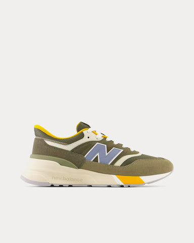 New Balance 997r Covert Green / Dark Moss Low Top Sneakers