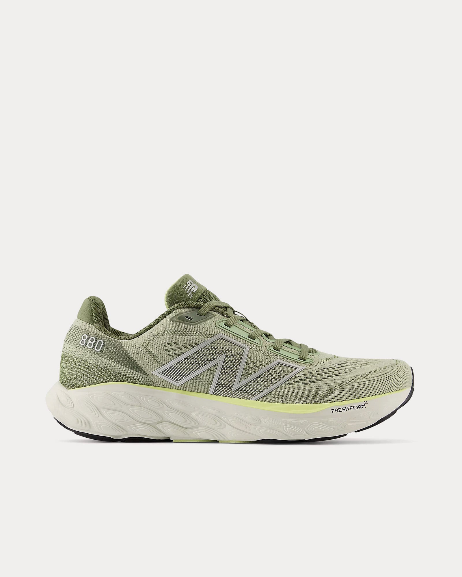 New Balance Fresh Foam X 880v14 Olivine / Silver Metallic / Limelight Running Shoes - 1