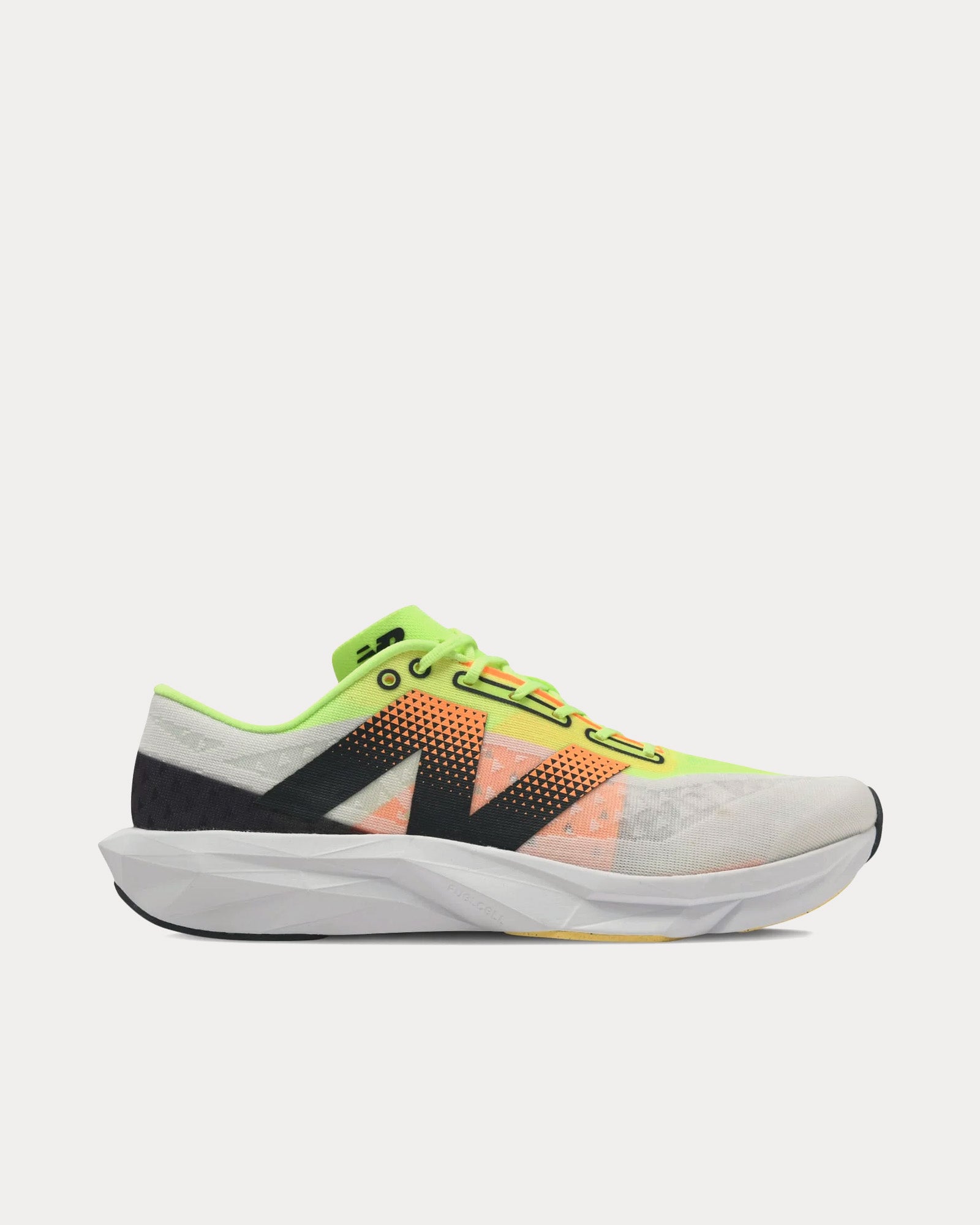 New Balance FuelCell Pvlse v1 BM White / Bleached Lime Glo / Hot Mango Running Shoes - 1