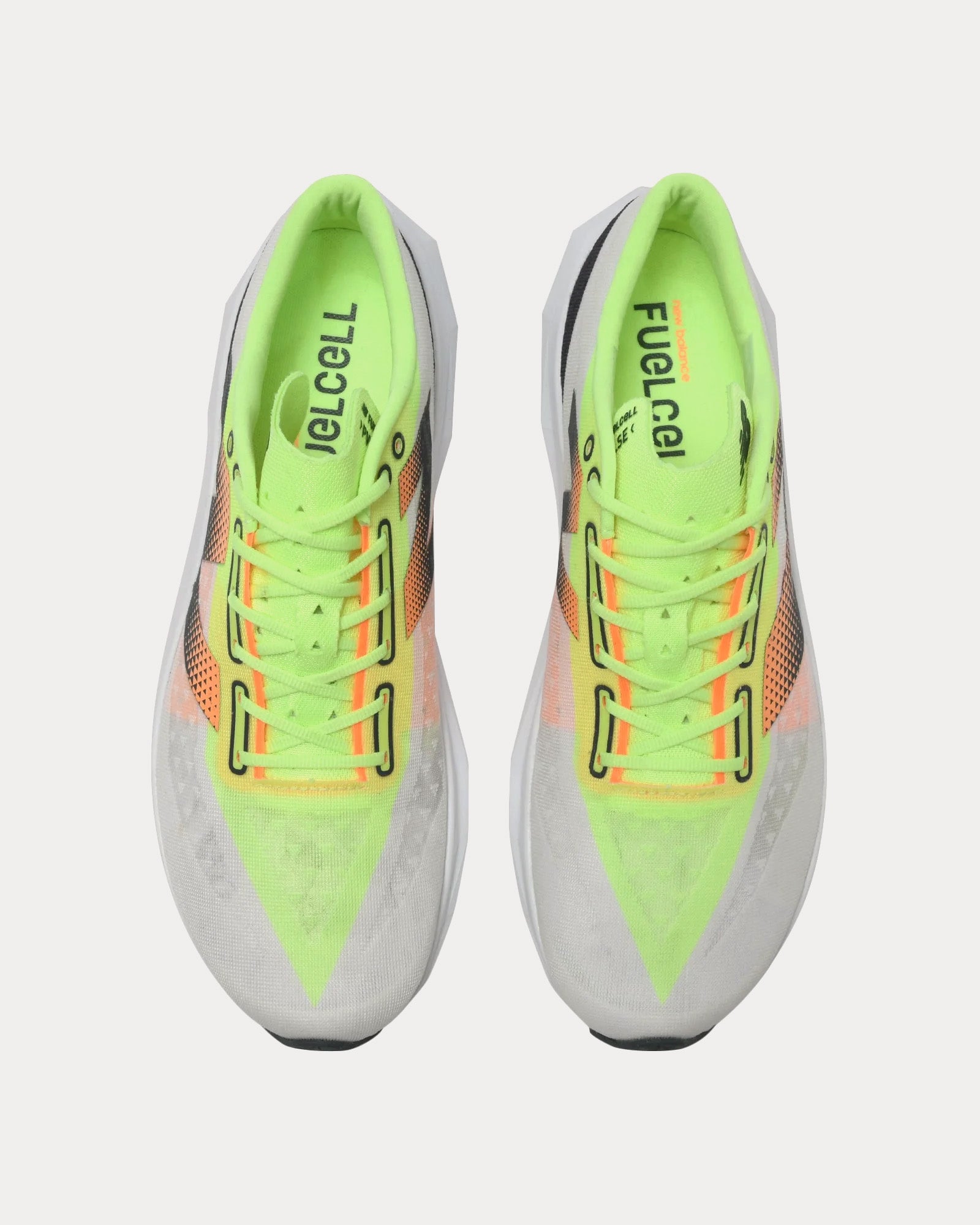 New Balance FuelCell Pvlse v1 BM White / Bleached Lime Glo / Hot Mango Running Shoes - 2