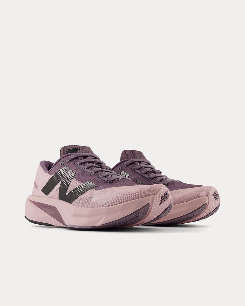 New Balance FuelCell Rebel v4 Twilight Haze / Dark Ice Wine / Black Running Shoes - 5