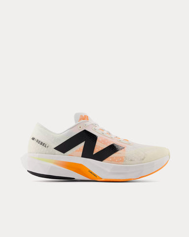 New Balance FuelCell Rebel v4 White / Angora / Hot Mango Running Shoes