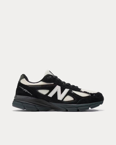 New Balance x Joe Freshgoods Made in USA 990v4 'Outro' Black / White Low Top Sneakers