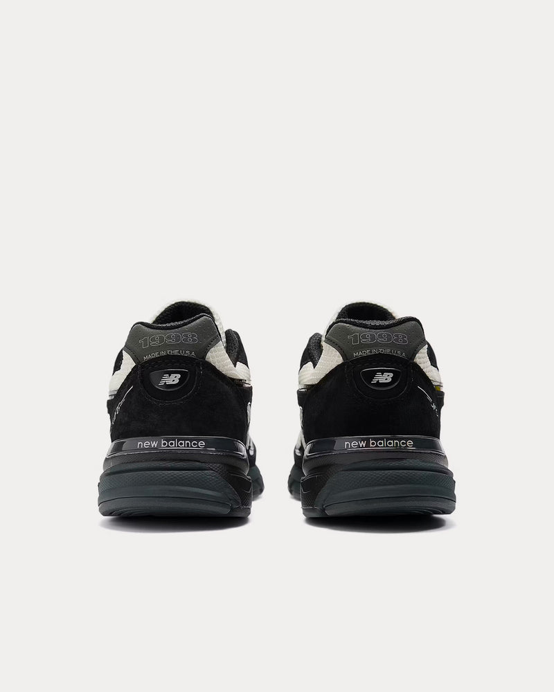 New Balance x Joe Freshgoods Made in USA 990v4 'Outro' Black / White Low Top Sneakers - 4