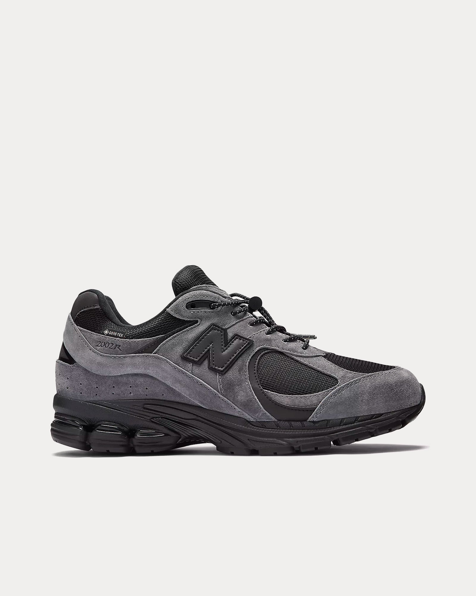 New Balance x Jjjjound 2002r Gore-Tex Grey / Black Low Top Sneakers - 1