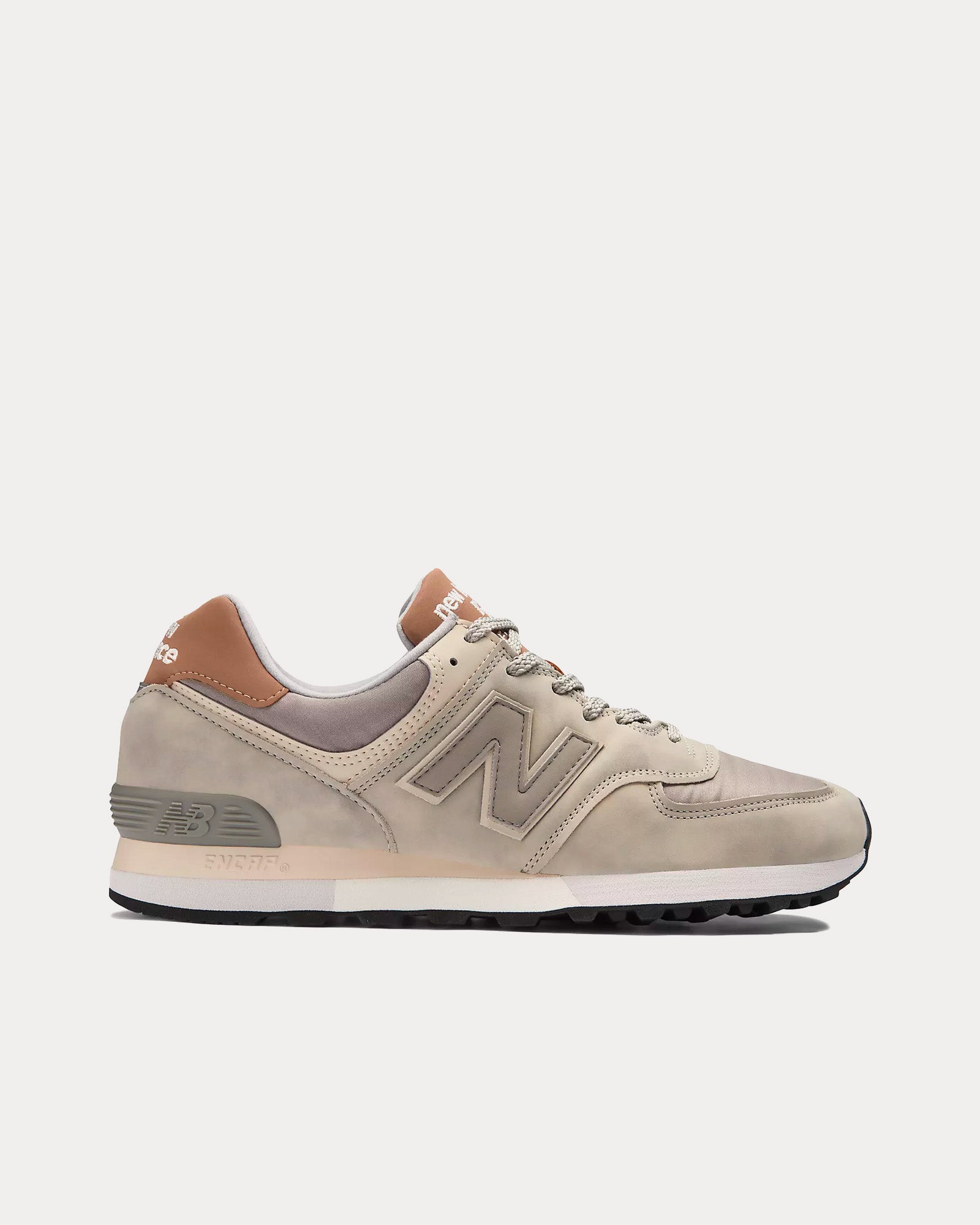 New Balance MADE in UK 576 Nostalgic Sepia Moonstruck / Elephant Skin Coco Mocca Low Top Sneakers - 1