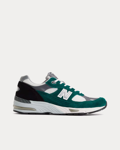 New Balance MADE in UK 991v1 Pacific / Alloy / Black Low Top Sneakers