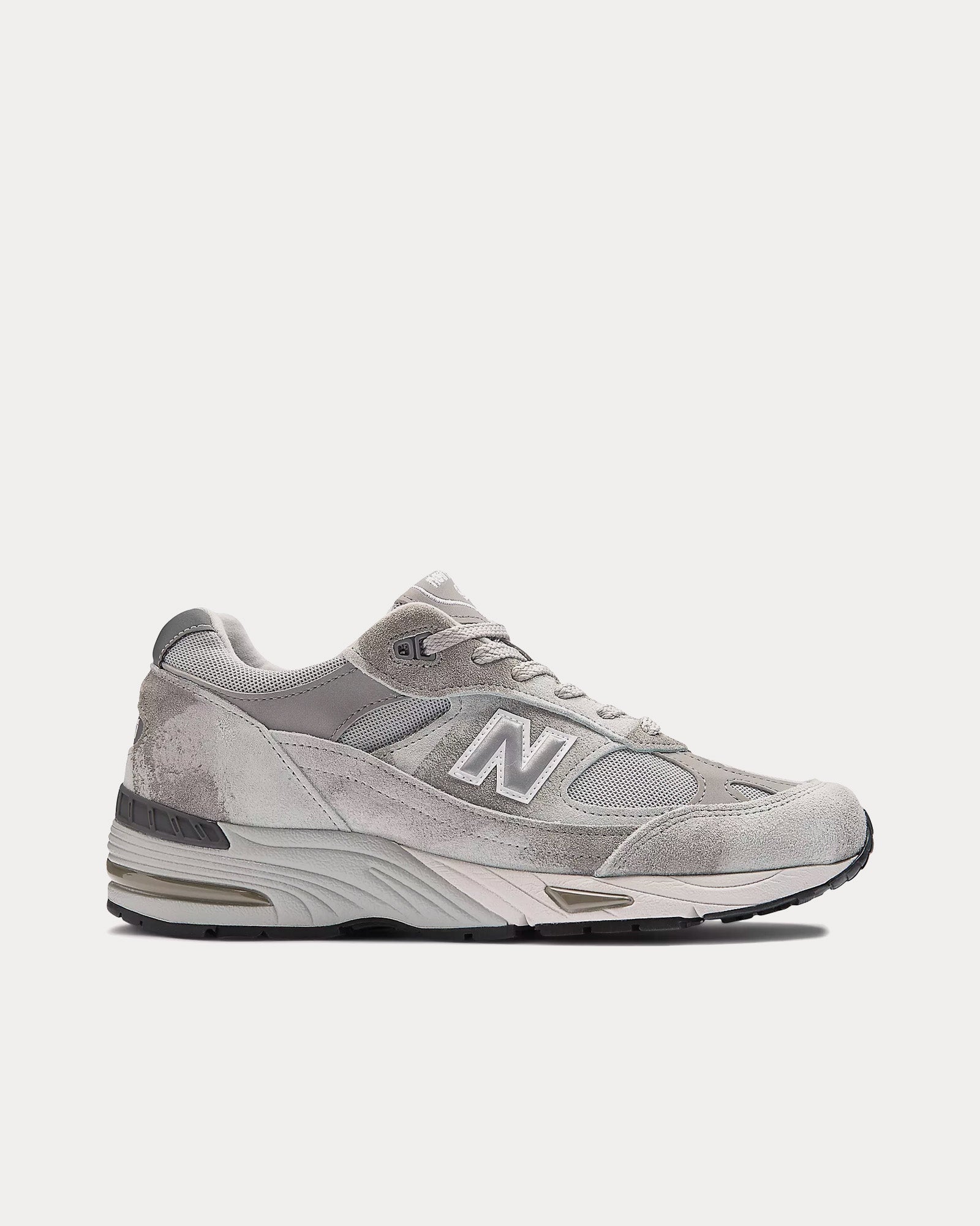 New Balance MADE in UK 991v1 Pigmented Grey / Micro Chip / Alloy Low Top Sneakers - 1