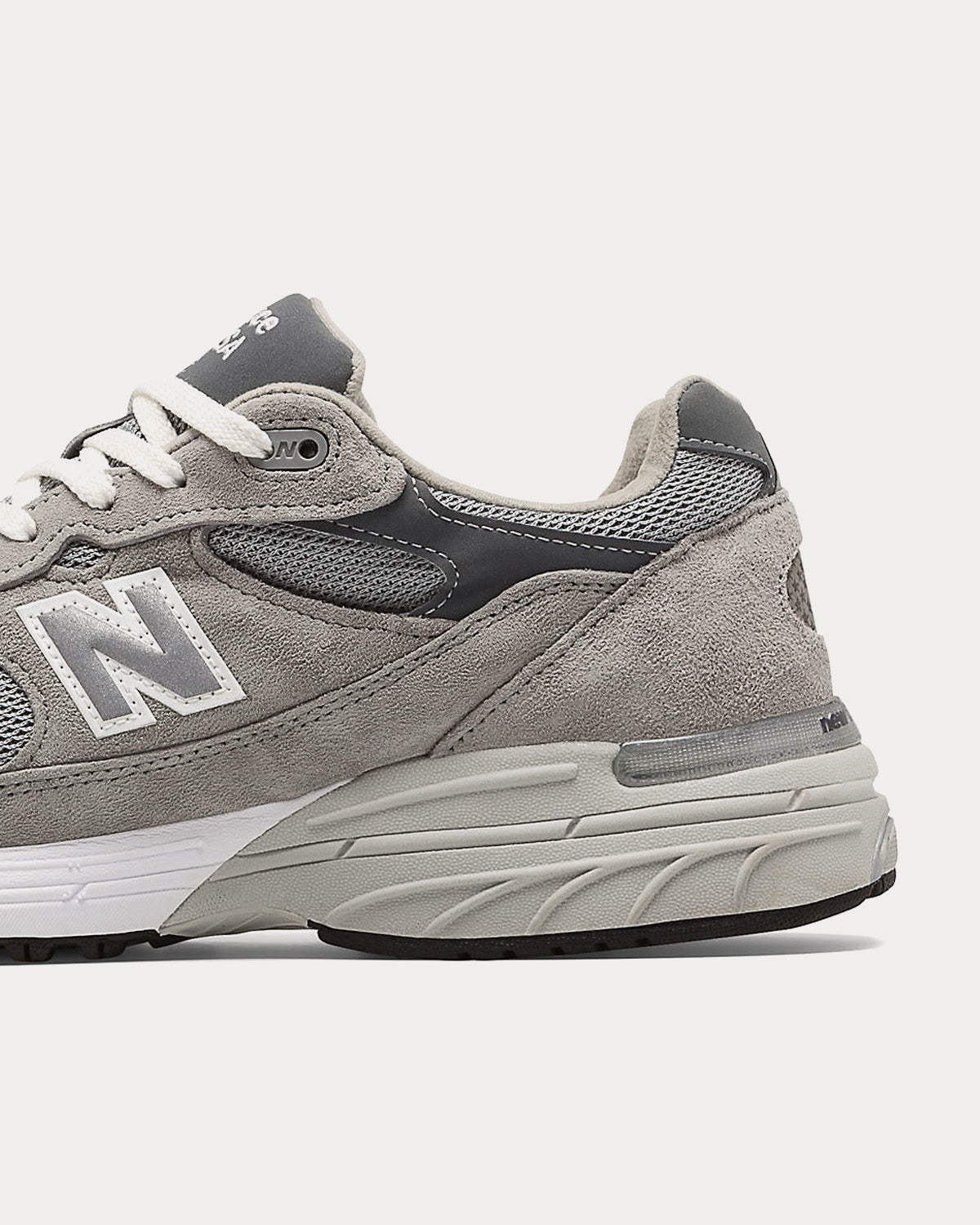 New Balance Made in USA 993 Grey Low Top Sneakers - 4