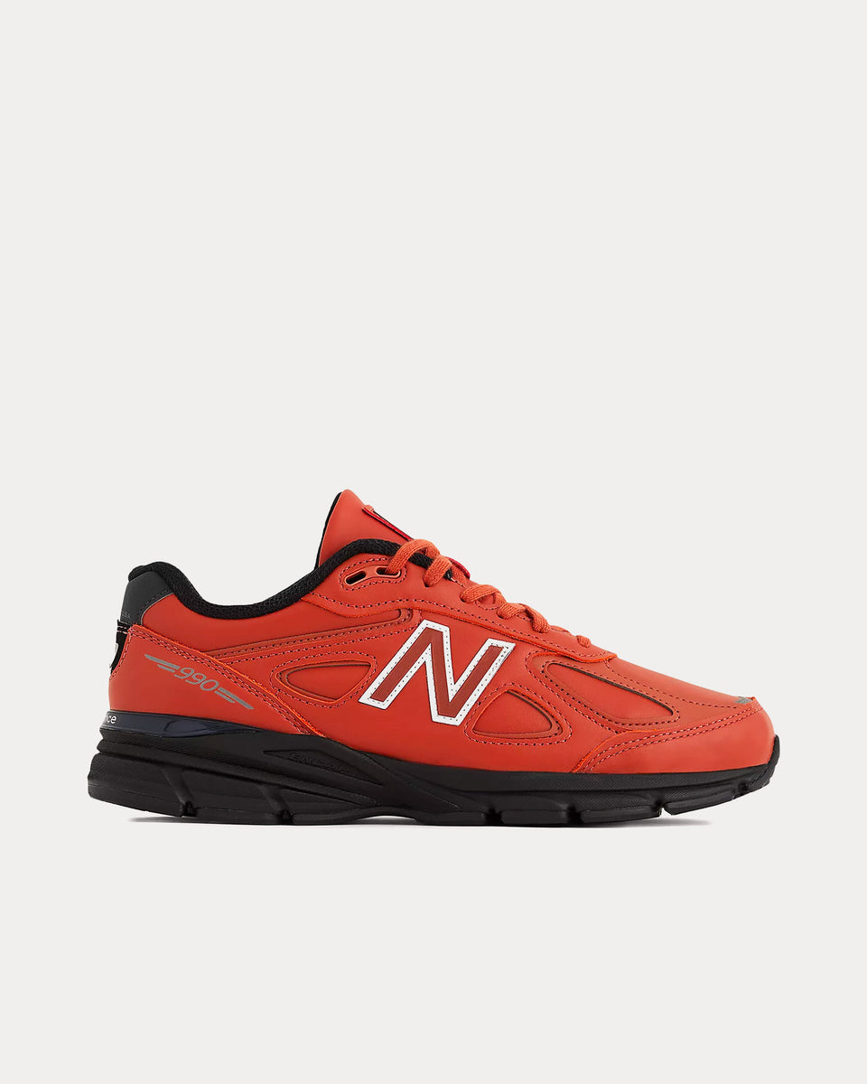 New balance 990 v4 red best sale