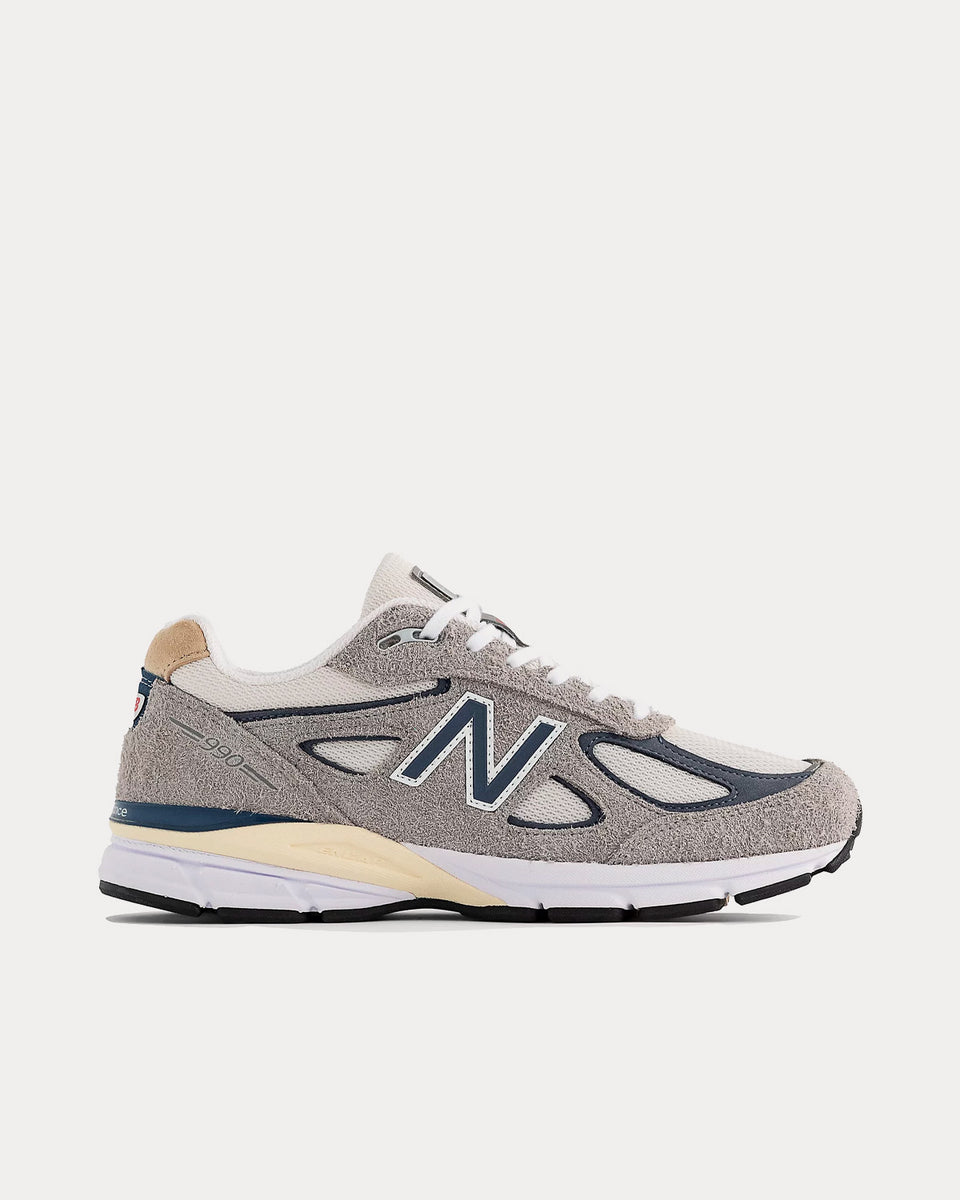 New Balance Made in USA 990v4 'Grey Day' Marblehead / Vintage Indigo Low  Top Sneakers - Sneak in Peace